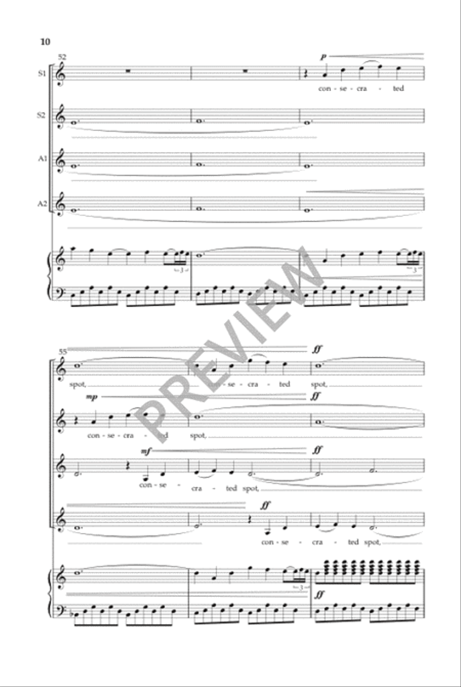 Days of Beauty (SSAA) SSAA scores gallery preview page 11