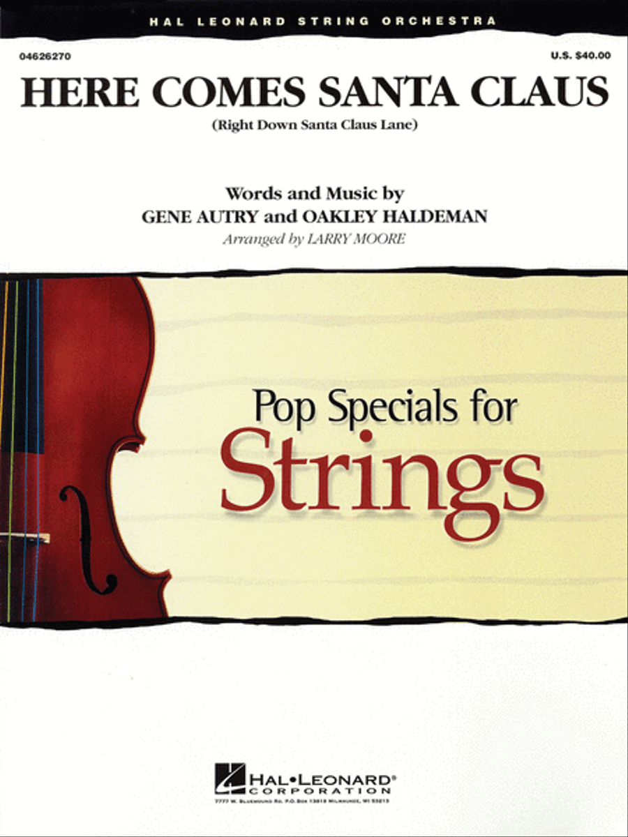 Here Comes Santa Claus String Orchestra scores gallery preview page 1