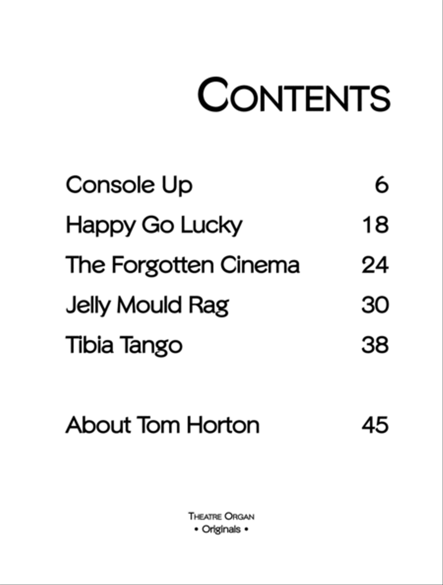 Theatre Organ Originals Vol.1 Organ Solo scores gallery preview page 4