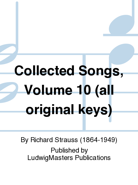 Collected Songs, Volume 10 (all original keys)
