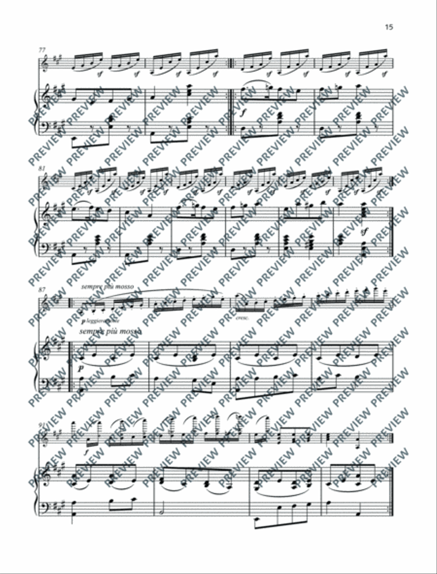 Henri Vieuxtemps Repertoire Violin Solo scores gallery preview page 16