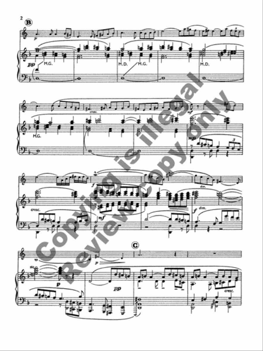 Rhapsody for English Horn & Strings Orchestra scores gallery preview page 3