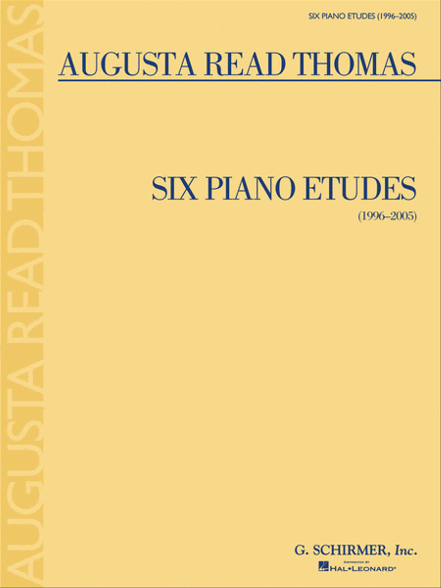 6 Piano Etudes (1996-2005) Piano Method scores gallery preview page 1