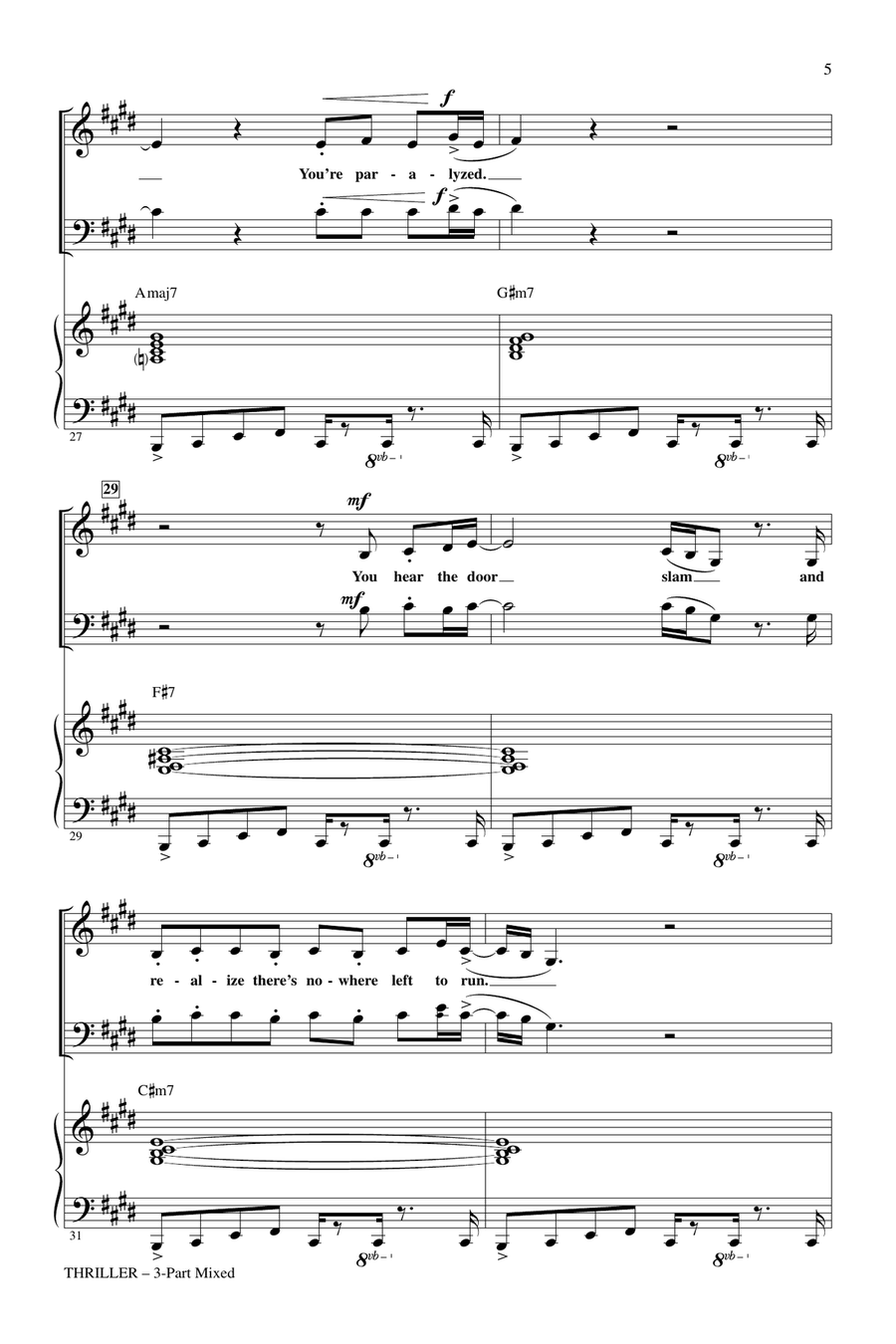 Thriller 3-Part scores gallery preview page 4