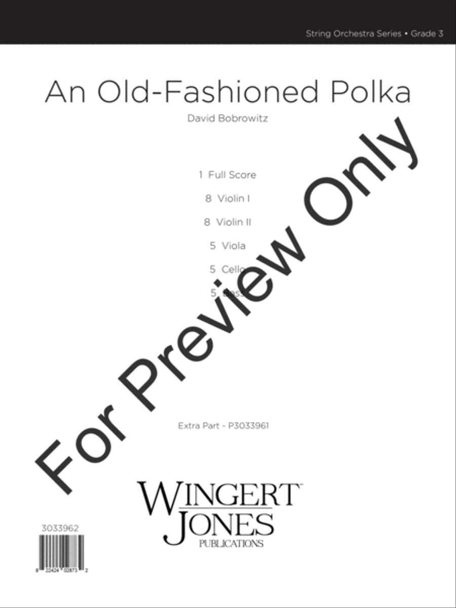 An Old-Fashioned Polka An Old-Fashioned Polka String Orchestra scores gallery preview page 2