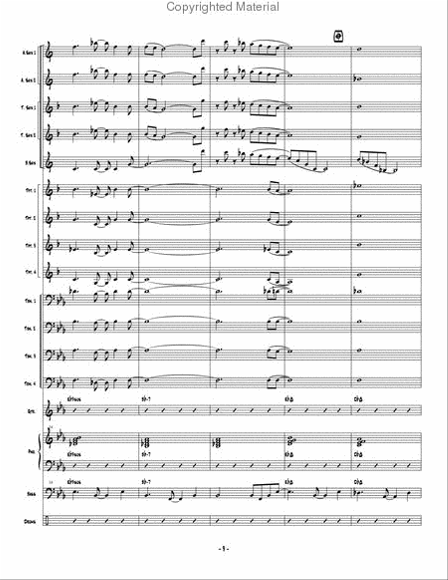 Amaryillis Jazz Ensemble scores gallery preview page 10