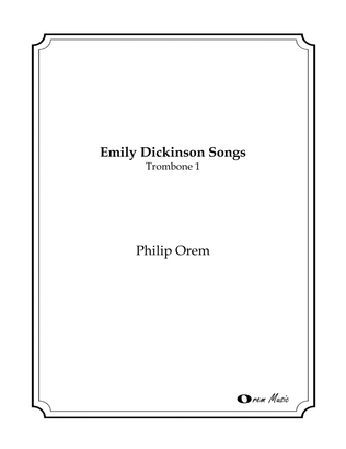 Emily Dickinson Songs - low brass and percussion parts