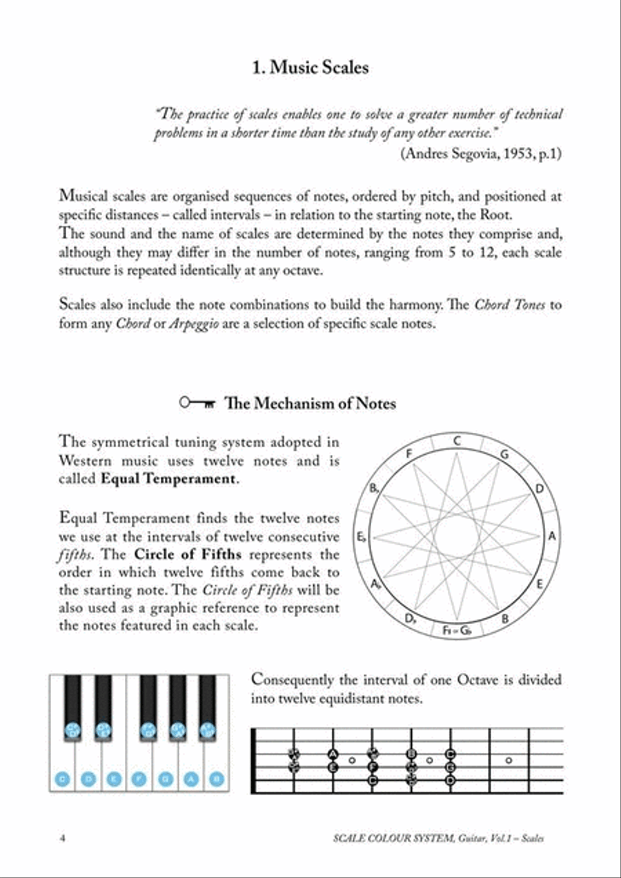 Scale Colour System Guitar Volume 1 School and Community scores gallery preview page 4