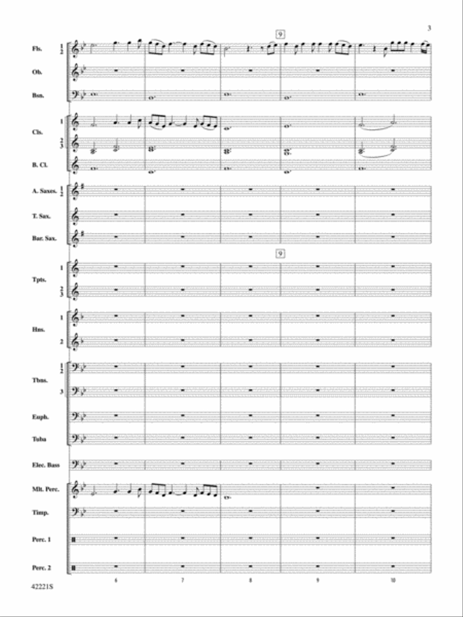 Carry On: Score Concert Band scores gallery preview page 3