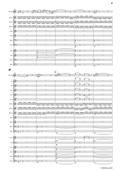 Rimsky-Korsakov-Trombone Concerto(1877),for Trumpet in B flat and Wind Band image number null