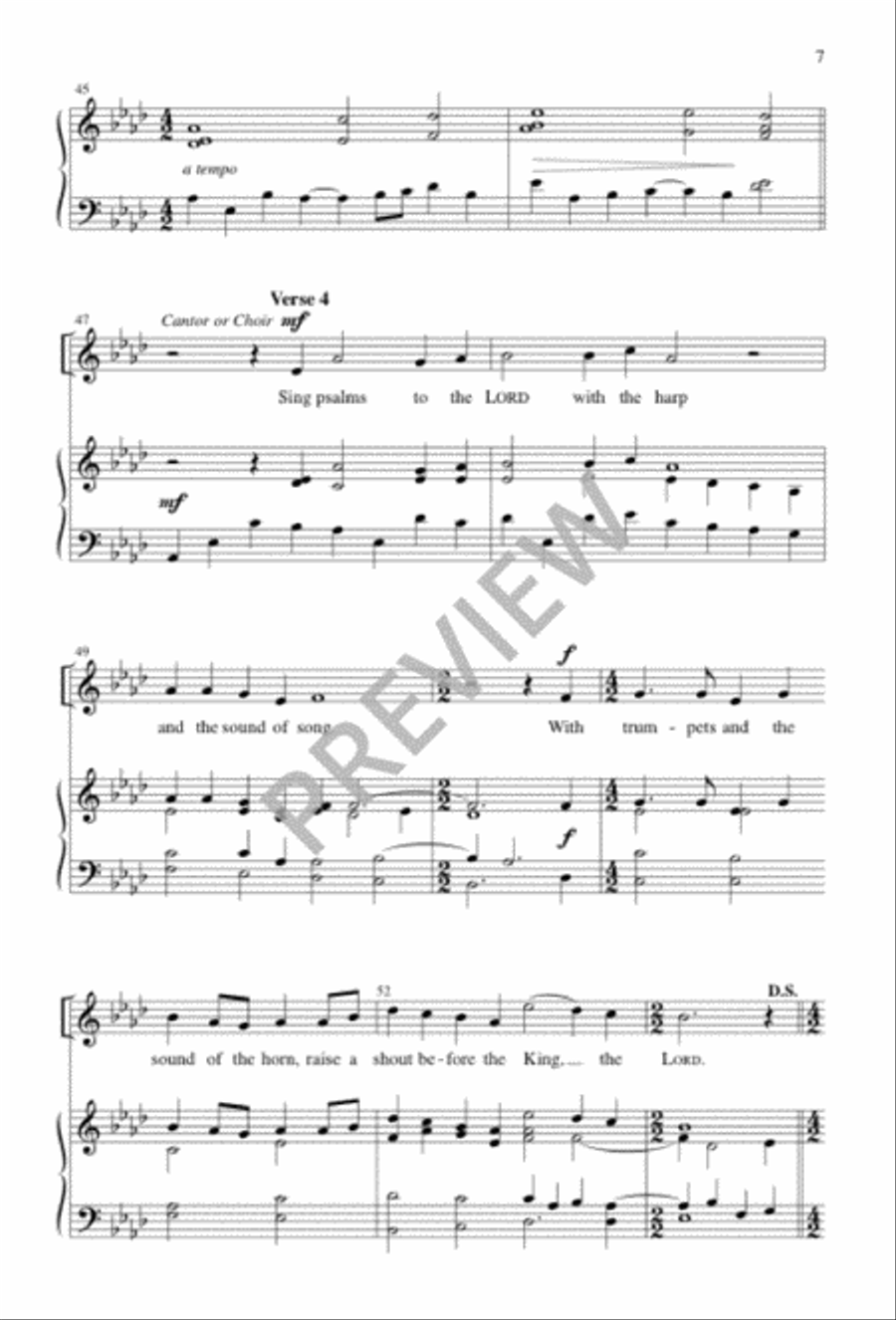 The Word of God Became Flesh 4-Part scores gallery preview page 7