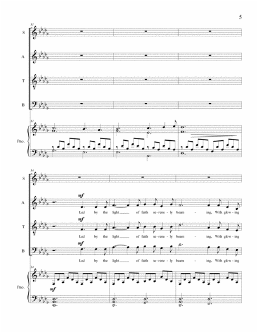 O Holy Night (SATB) O Holy Night (SATB) 4-Part scores gallery preview page 5