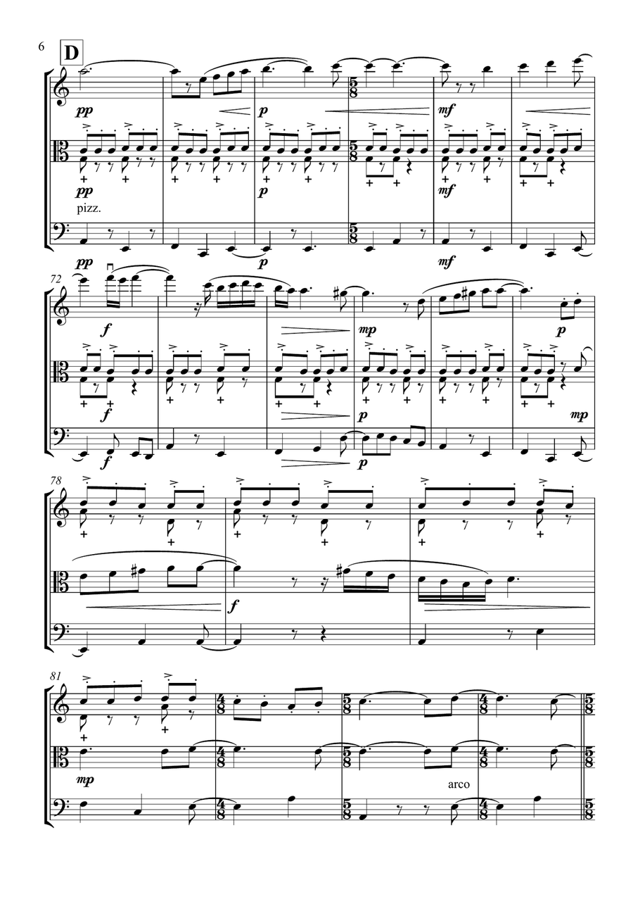 String Trio - Eastern Promises String Trio scores gallery preview page 6