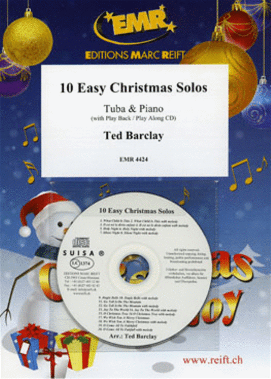 10 Easy Christmas Solos Tuba scores gallery preview page 1