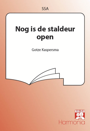 Book cover for Nog is de staldeur open