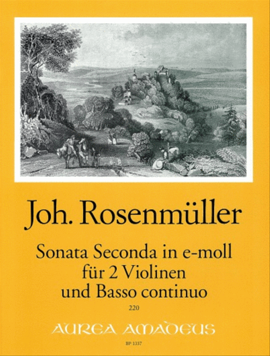 Sonata seconda Violin scores gallery preview page 1