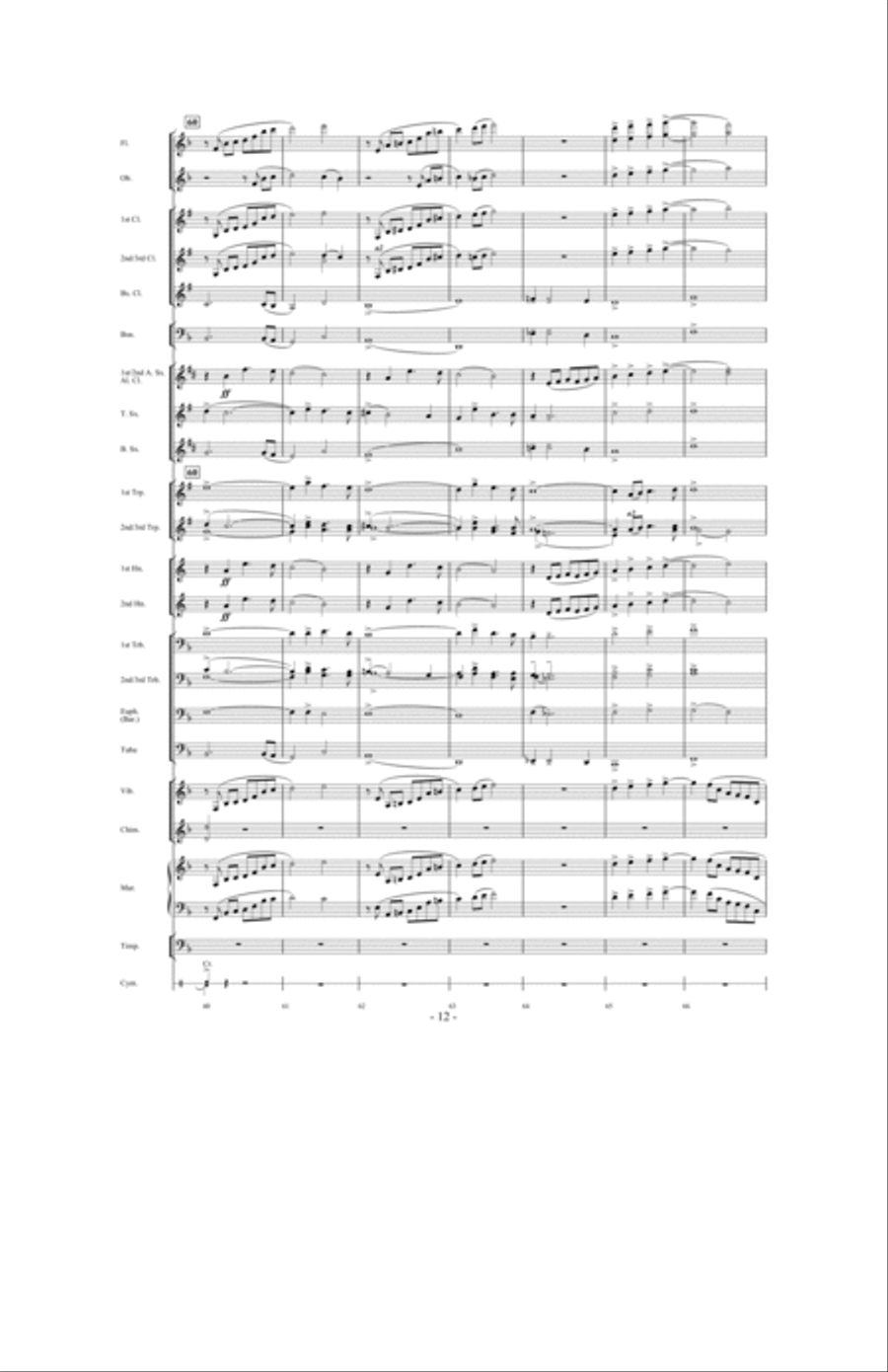 Purple Heart Concert Band scores gallery preview page 11