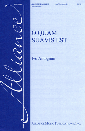 Book cover for O quam suavis est
