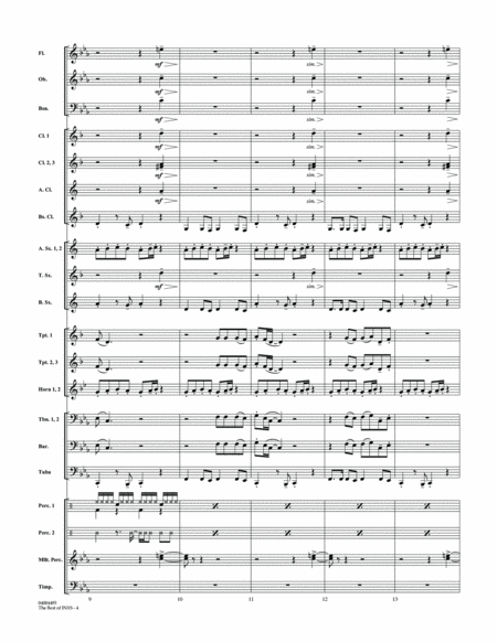 The Best of INXS - Conductor Score (Full Score)