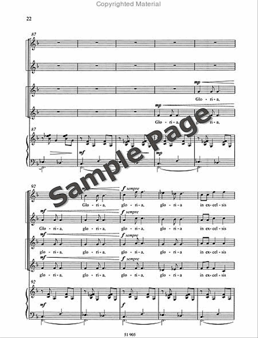 Missa Brevis Missa Brevis SSAA scores gallery preview page 23