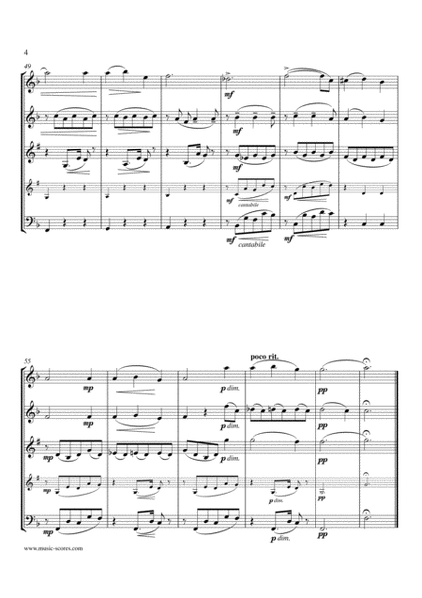 Consolation No. 5 in E Major - Wind Quartet image number null