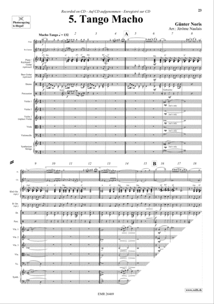 Let's Dance Volume 5 Let's Dance Volume 5 Woodwind Ensemble scores gallery preview page 7