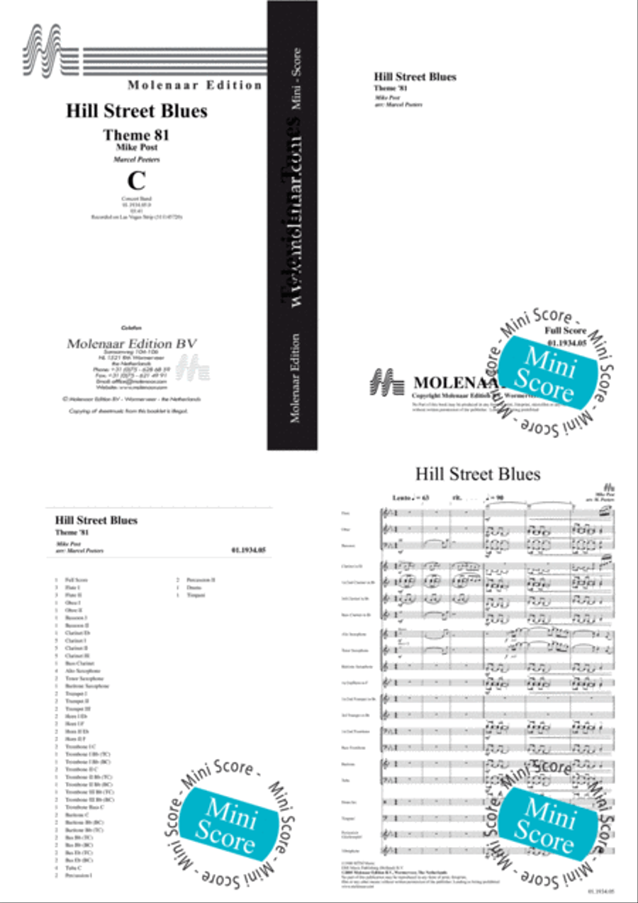 Hill Street Blues Concert Band scores gallery preview page 3