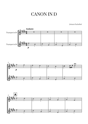 Johann Pachelbel - Canon in D (for Trumpet Duet)