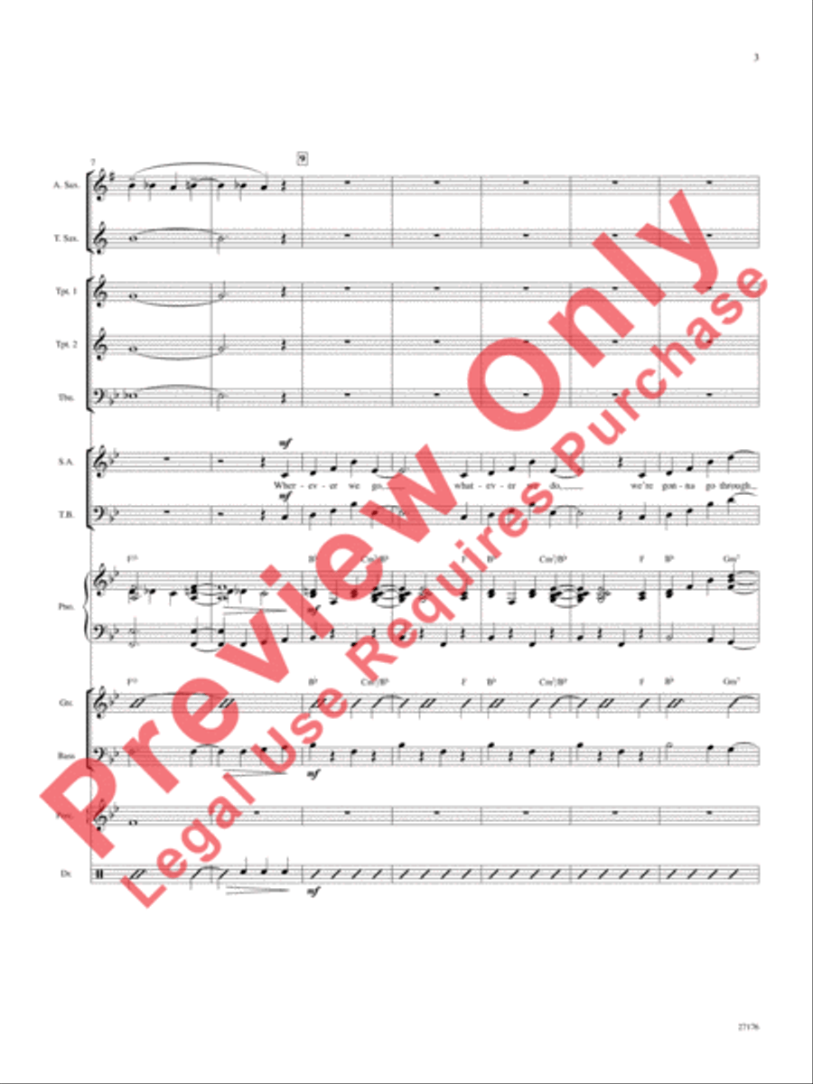 Together Wherever We Go Choir scores gallery preview page 4