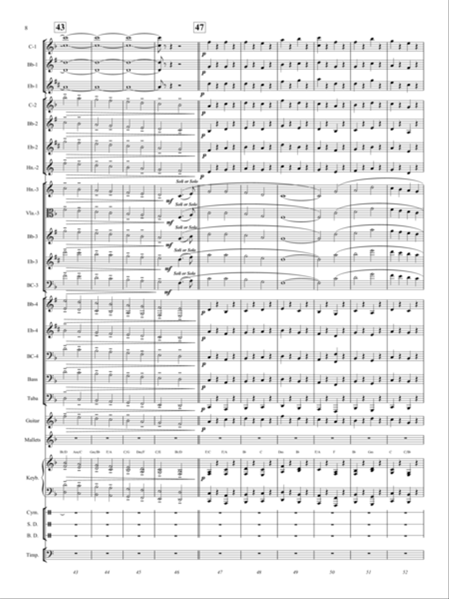 March March Concert Band scores gallery preview page 7