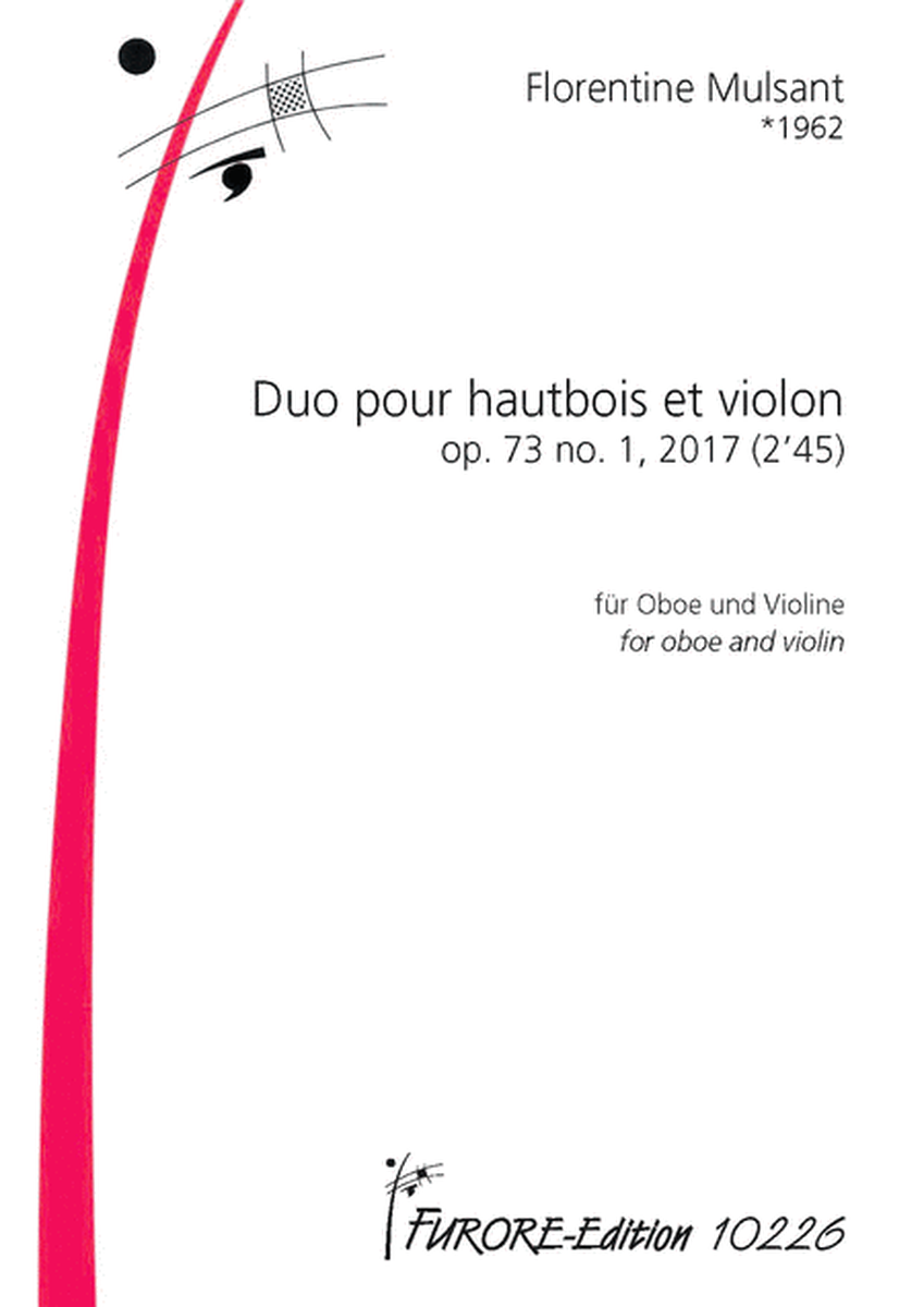 Duo pour hautbois et violon op. 73 no. 1