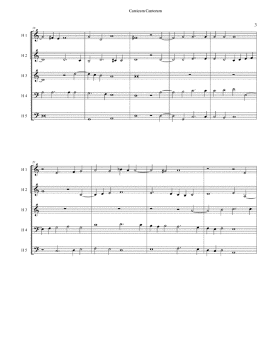 Osculetur Me Osculetur Me Brass Ensemble scores gallery preview page 3