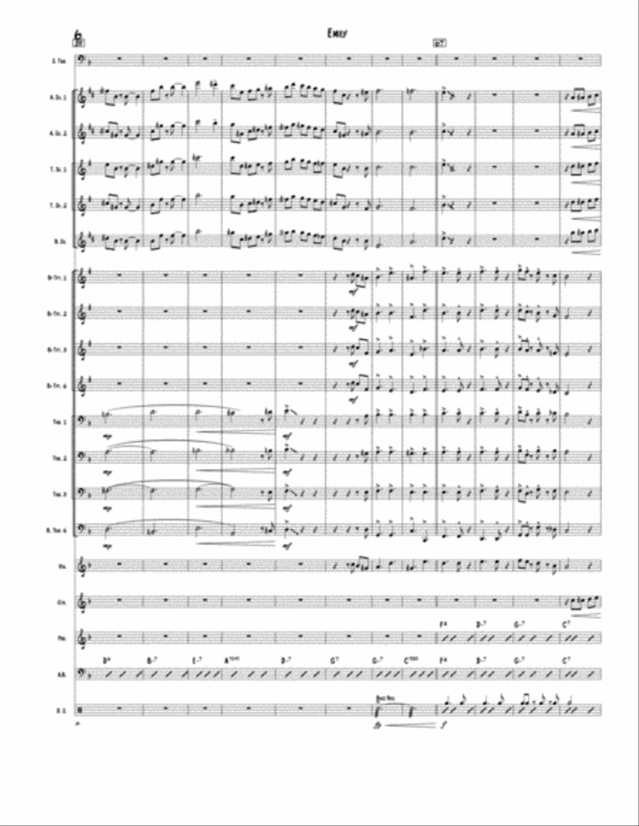 Emily Jazz Ensemble scores gallery preview page 6