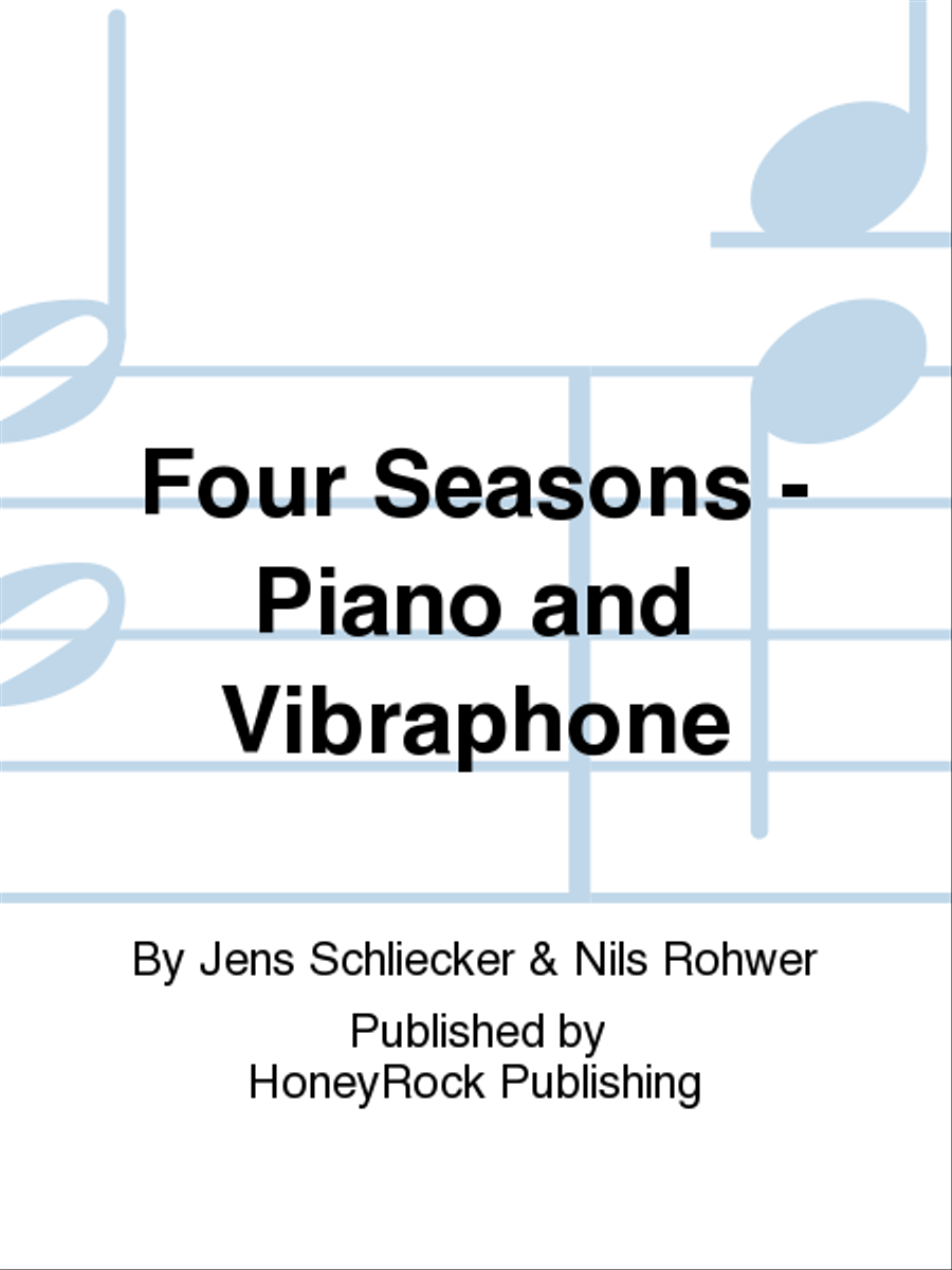 Four Seasons - Piano and Vibraphone Piano scores gallery preview page 1