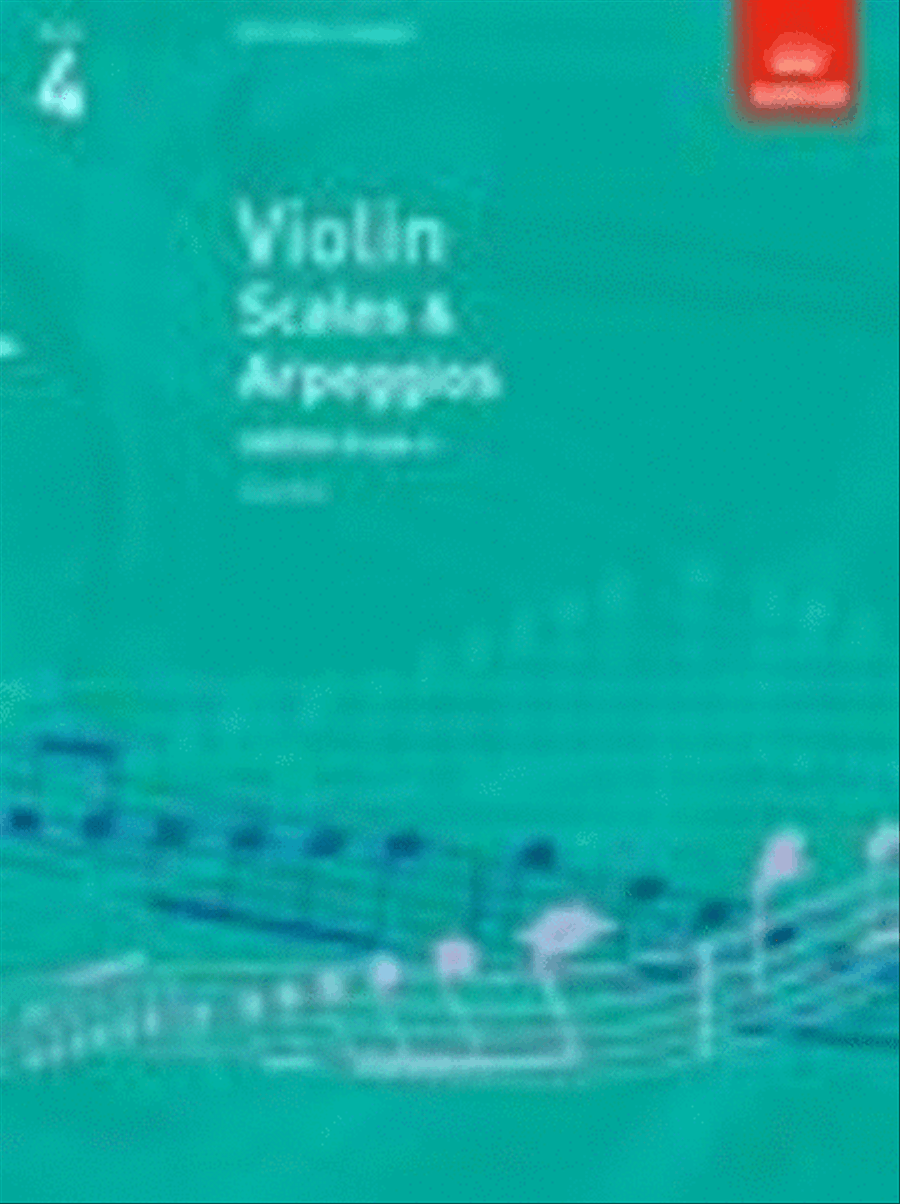 Book cover for Violin Scales & Arpeggios, ABRSM Grade 4