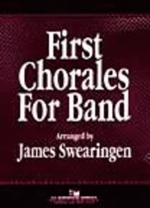 Book cover for First Chorales for Band