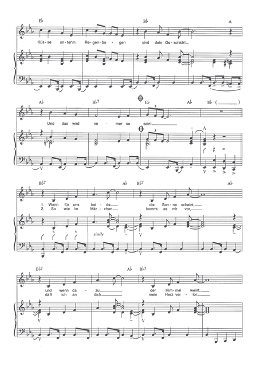 Kusse unterm Regenbogen Voice scores gallery preview page 4