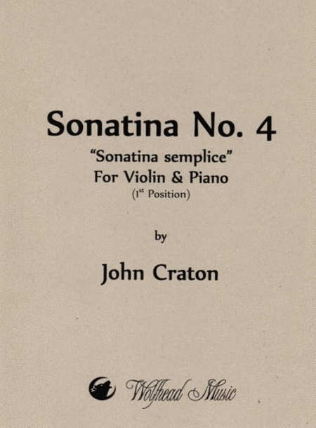 Sonatina No. 4 ( Sonatina semplice )