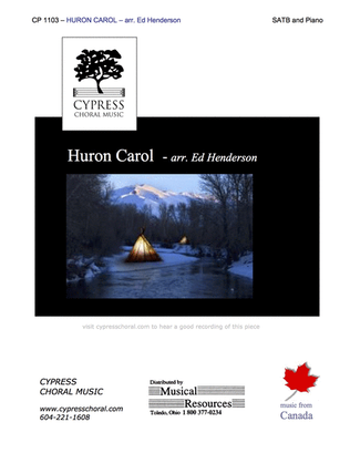 Book cover for Huron Carol - SATB