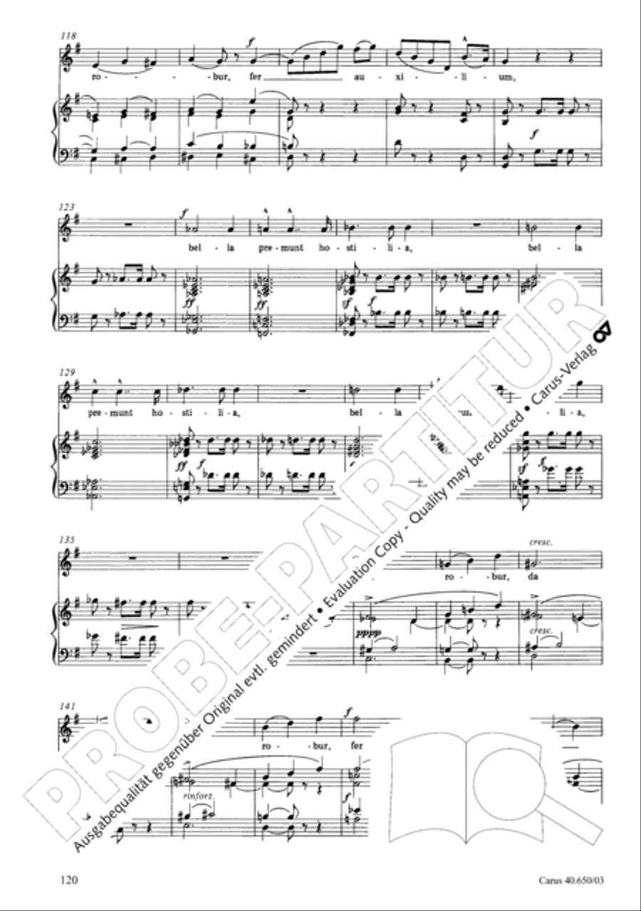 Petite Messe solennelle 4-Part scores gallery preview page 123