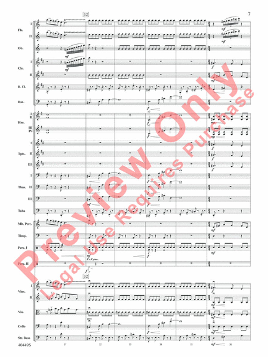 The Hobbit: An Unexpected Journey, Suite from Full Orchestra scores gallery preview page 8