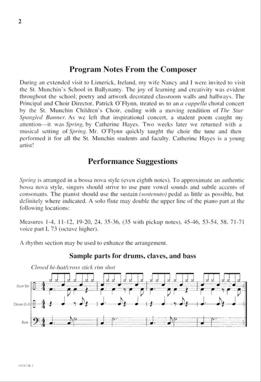Spring 2-Part scores gallery preview page 2