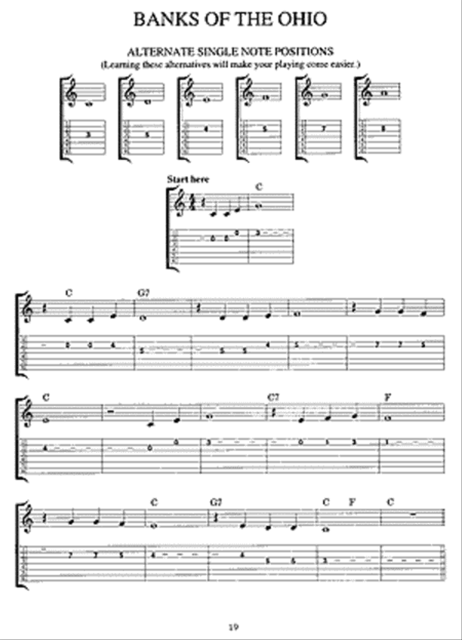 Basic C6th Nonpedal Lap Steel Method Guitar scores gallery preview page 4