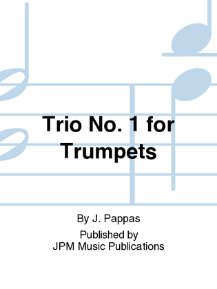 Book cover for Trio No. 1 for Trumpets