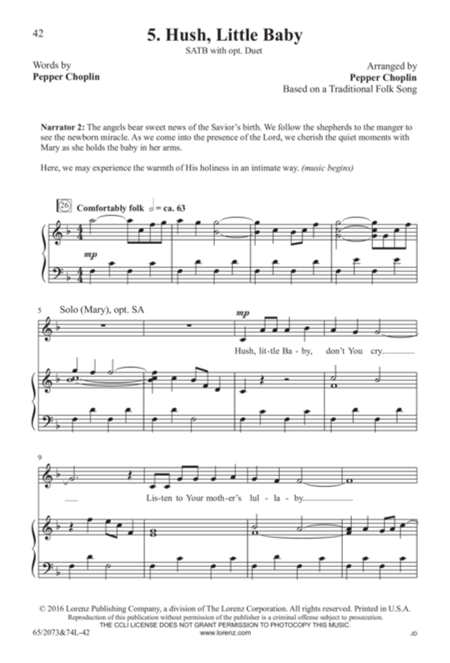 Go Sing It on the Mountain - SATB Score with Performance CD 4-Part scores gallery preview page 17