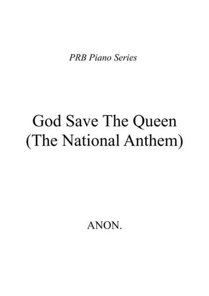 PRB Piano Series - 'God Save The Queen': British National Anthem (Anon.) image number null