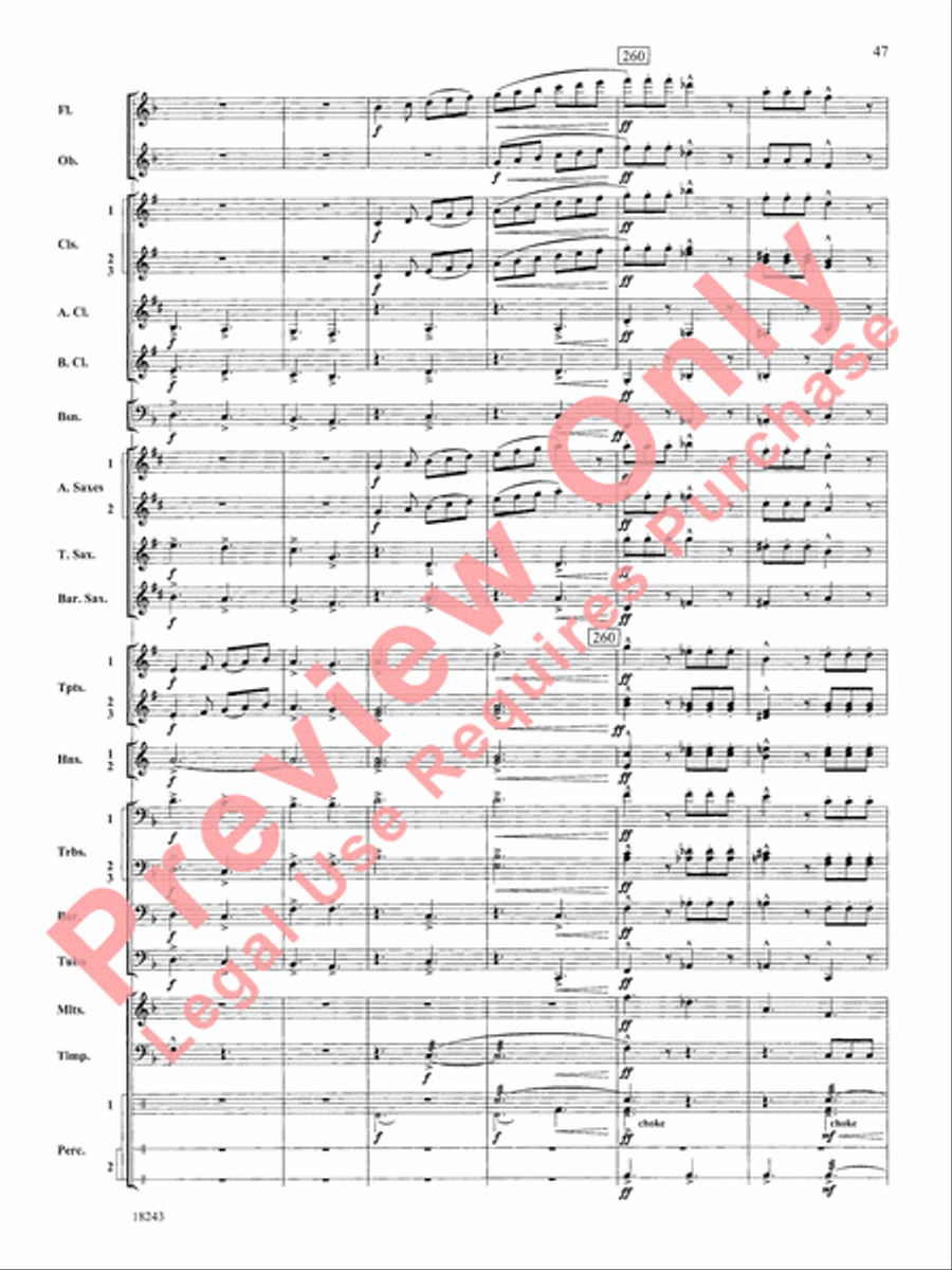 A Longford Legend Concert Band scores gallery preview page 48