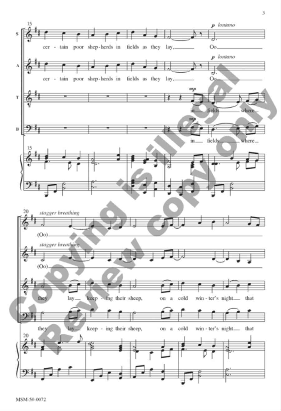 The First Nowell The First Nowell Divisi scores gallery preview page 3