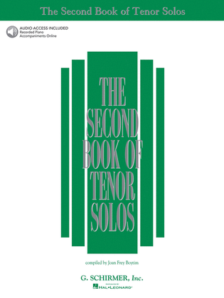 Book cover for The Second Book of Tenor Solos