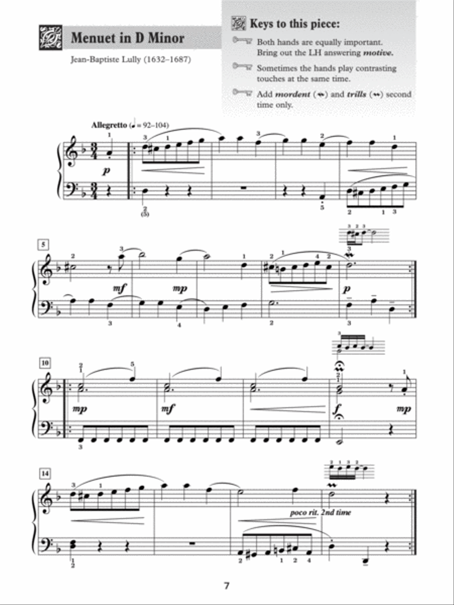Keys to Stylistic Mastery, Book 1 Easy Piano scores gallery preview page 3